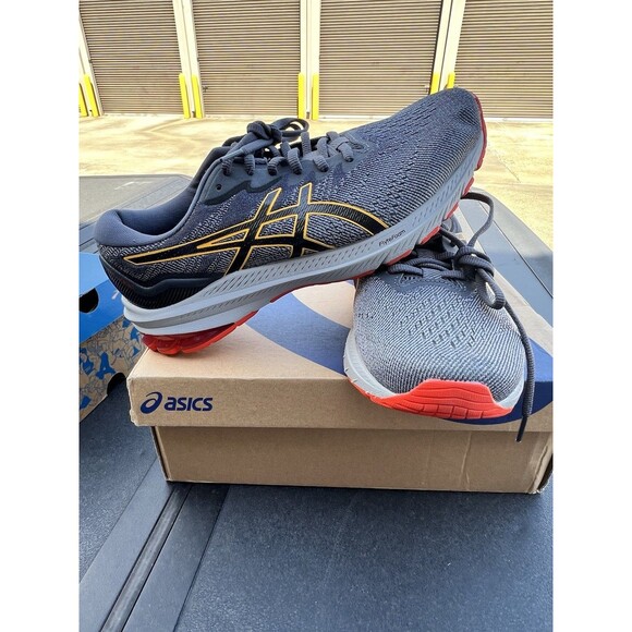 Asics Men’s GT-1000 Running Shoes Size 8 Sheetrock Black Extra Wide 1011B354-021 main image 12